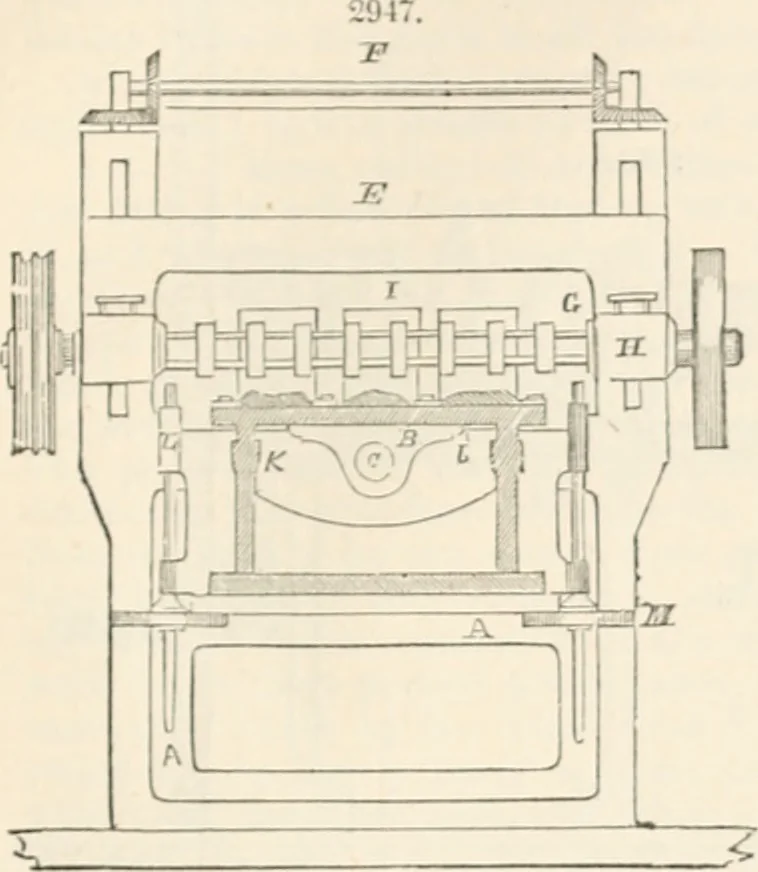 An illustration from Appleton's dictionary of machines, mechanics, engine-work, and engineering, 1869, leaf 436