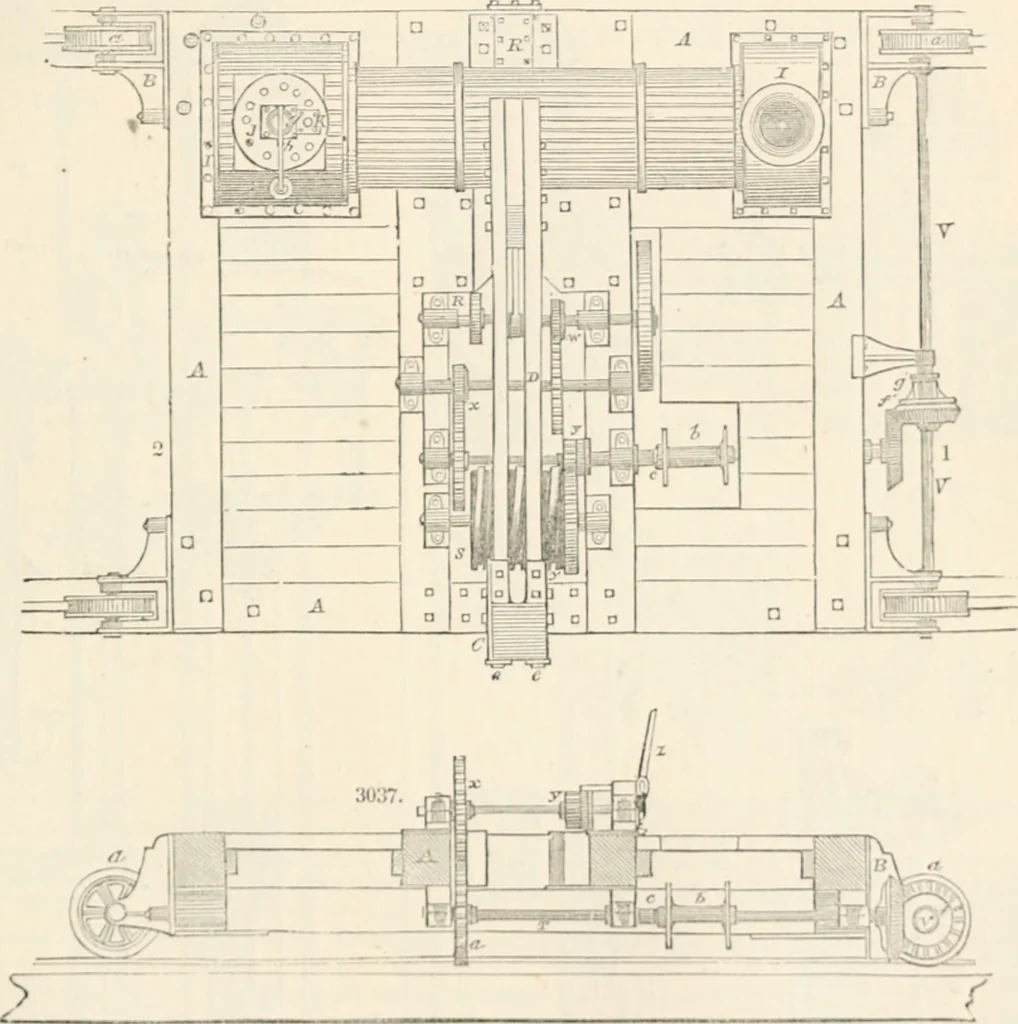 An illustration from Appleton's dictionary of machines, mechanics, engine-work, and engineering, 1869, leaf 484