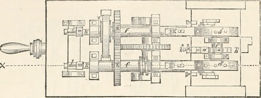 An illustration from Appleton's dictionary of machines, mechanics, engine-work, and engineering, 1869, leaf 607