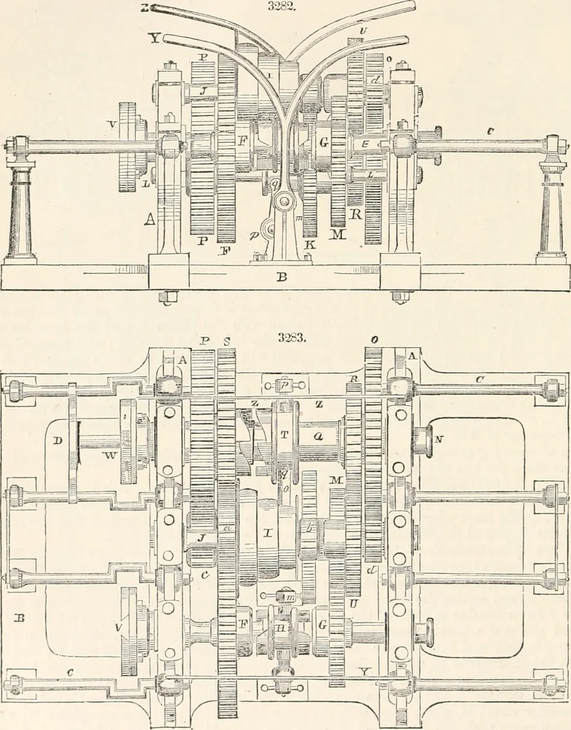 An illustration from Appleton's dictionary of machines, mechanics, engine-work, and engineering, 1869, leaf 611
