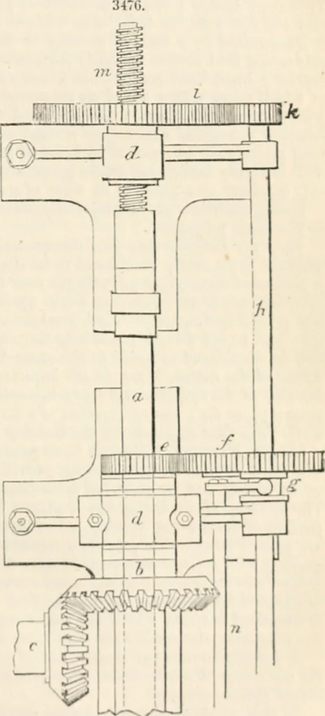 An illustration from Appleton's dictionary of machines, mechanics, engine-work, and engineering, 1869, leaf 768
