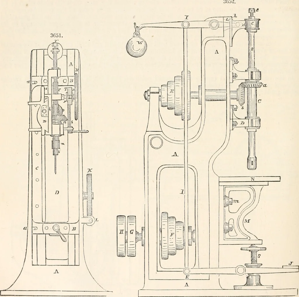 An illustration from Appleton's dictionary of machines, mechanics, engine-work, and engineering, 1869, leaf 785