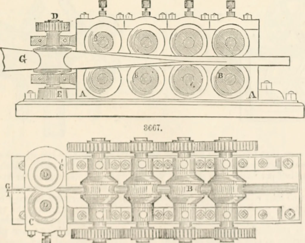 An illustration from Appleton's dictionary of machines, mechanics, engine-work, and engineering, 1869, leaf 790