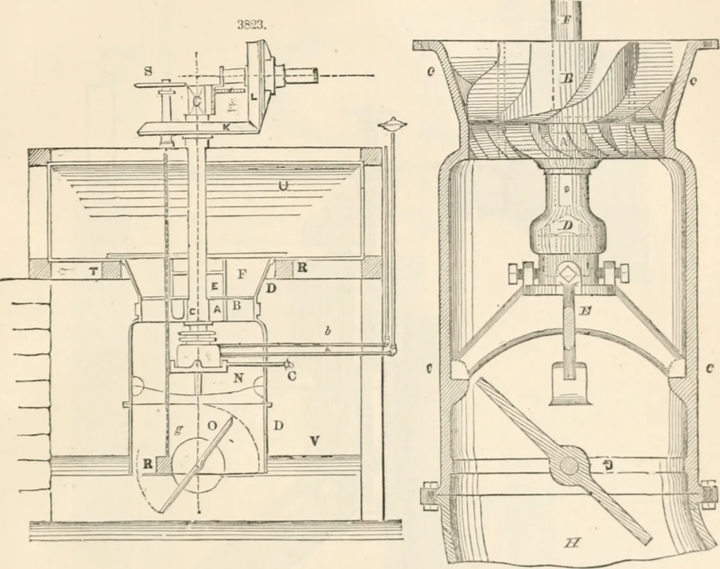 An illustration from Appleton's dictionary of machines, mechanics, engine-work, and engineering, 1869, leaf 908