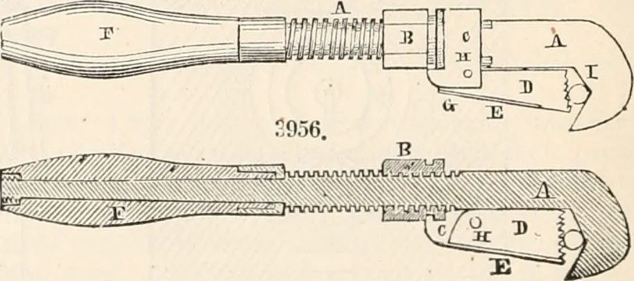An illustration from Appleton's dictionary of machines, mechanics, engine-work, and engineering, 1869, leaf 967