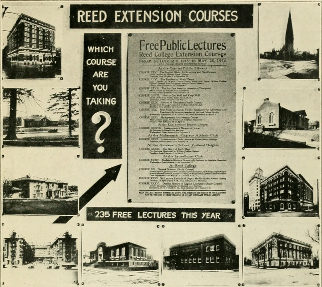 An illustration from The application of commercial advertising methods to university extension, 1919, leaf 20