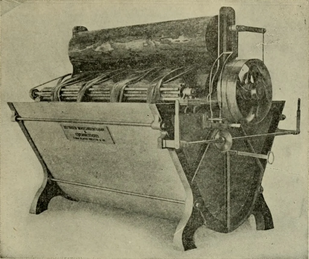 An illustration from Application of dyestuffs to textiles, paper, leather and other materials, 1920, leaf 100