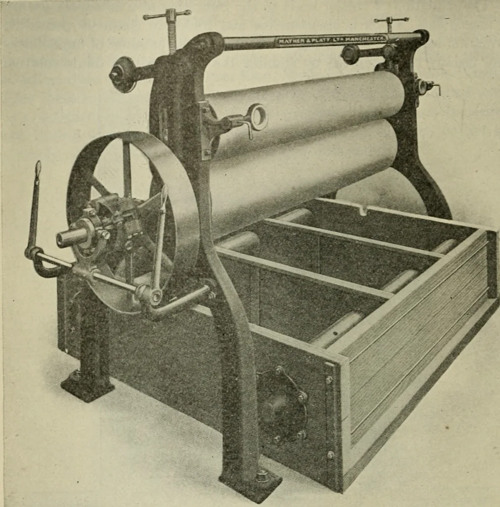 An illustration from Application of dyestuffs to textiles, paper, leather and other materials, 1920, leaf 151