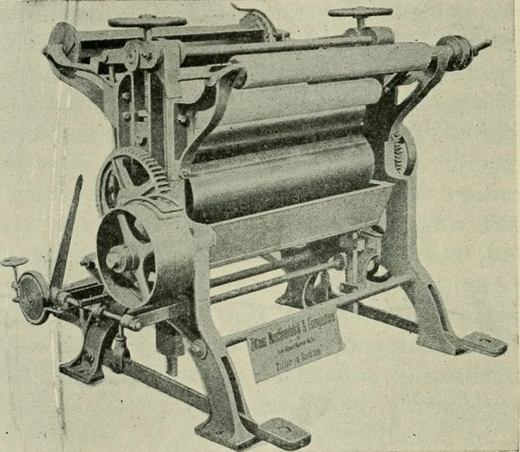 An illustration from Application of dyestuffs to textiles, paper, leather and other materials, 1920, leaf 497