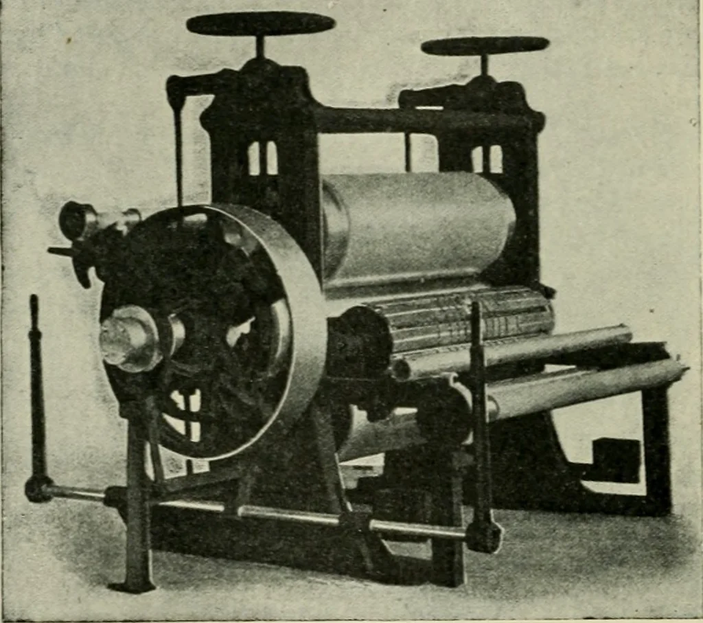 An illustration from Application of dyestuffs to textiles, paper, leather and other materials, 1920, leaf 509