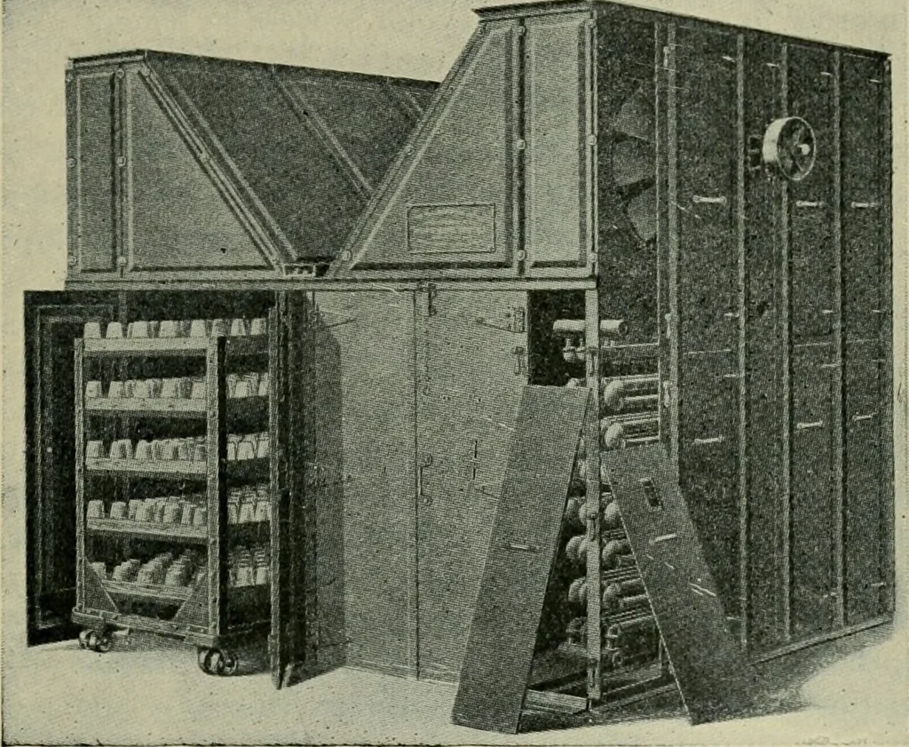 An illustration from Application of dyestuffs to textiles, paper, leather and other materials, 1920, leaf 540