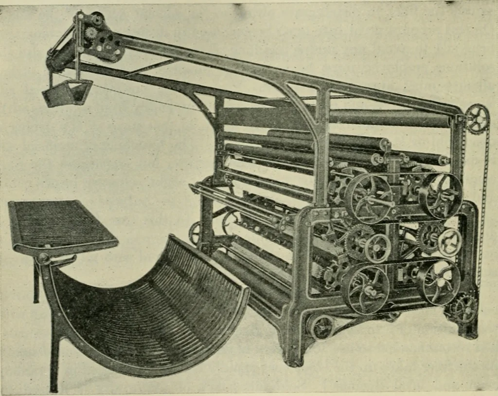 An illustration from Application of dyestuffs to textiles, paper, leather and other materials, 1920, leaf 599