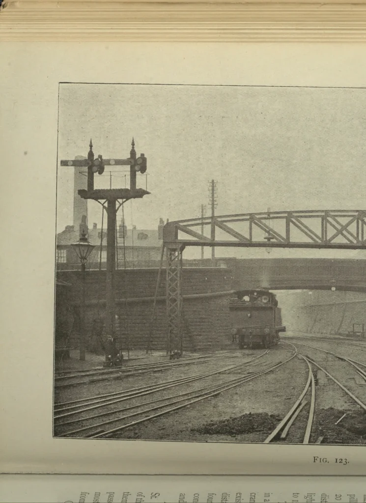 An illustration from The application of electricity to railway working, 1897, leaf 249