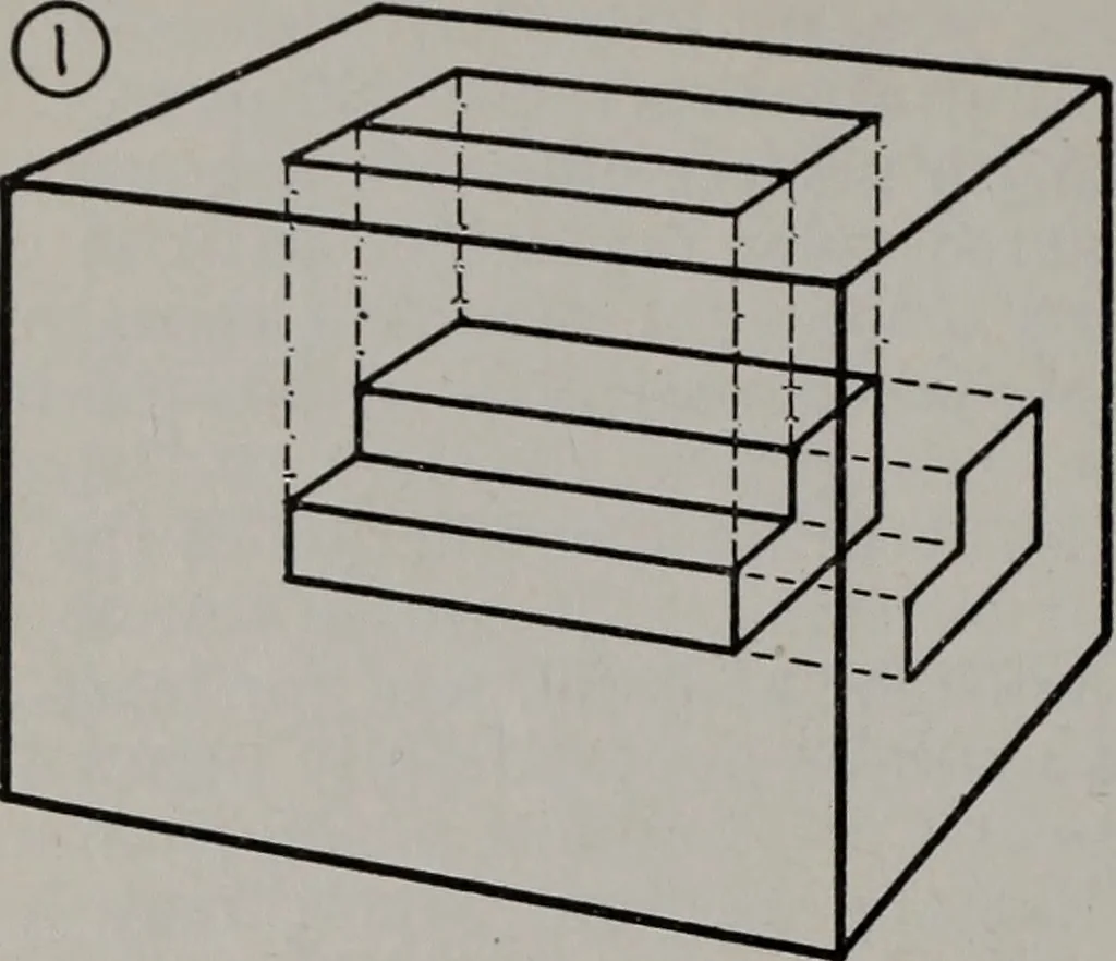 An illustration from Applied drawing, 1916, leaf 189