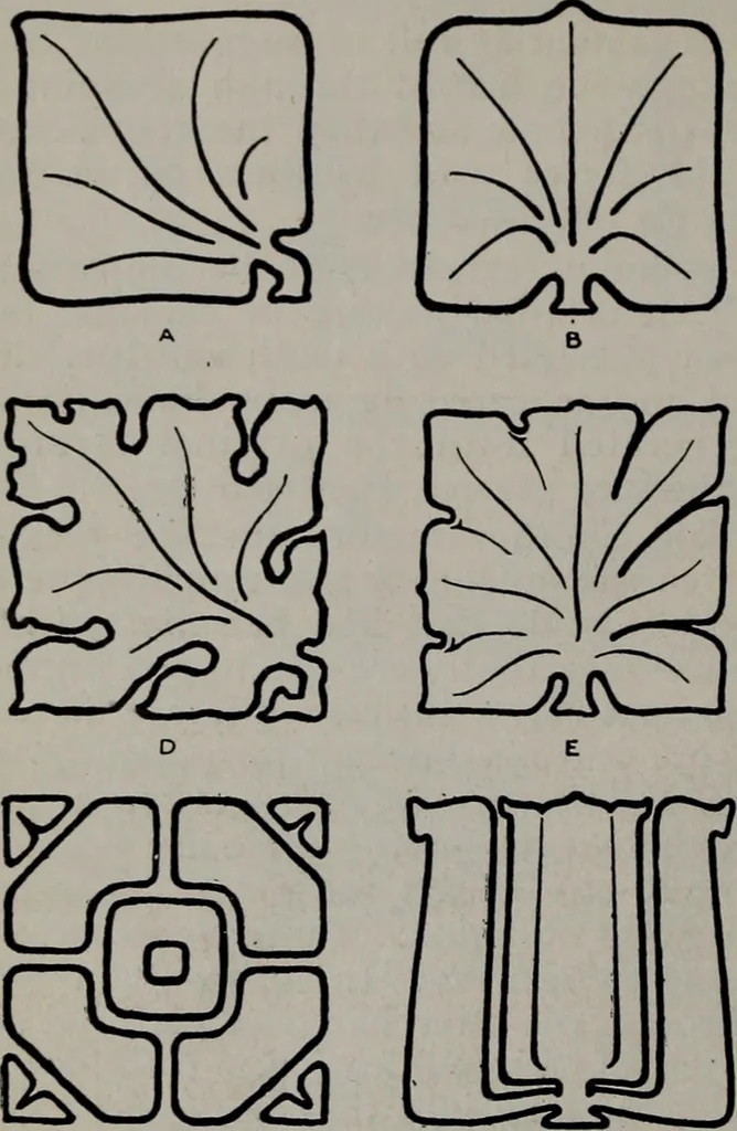 An illustration from Applied drawing, 1916, leaf 65