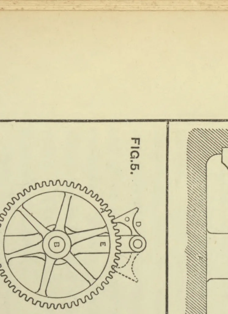 An illustration from Applied mechanics: an elementary general introduction to the theory of structures and machines, 1884, leaf 207
