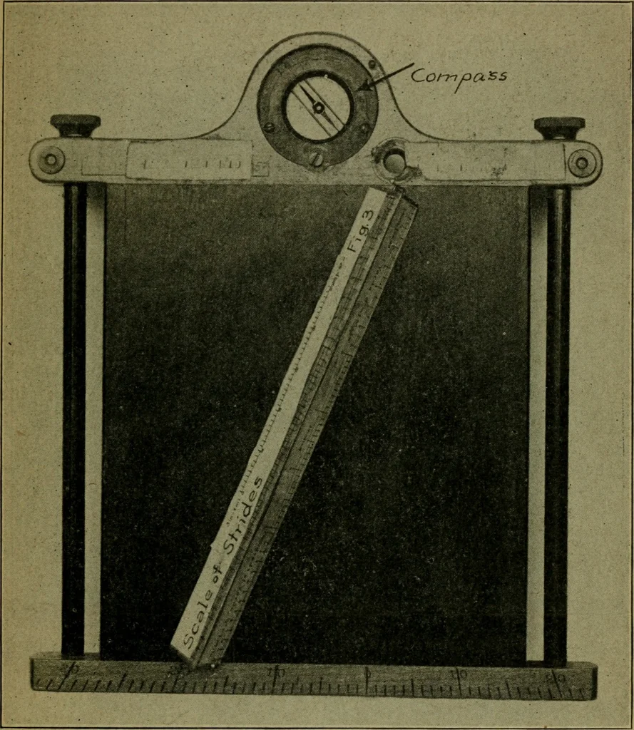 An illustration from Applied minor tactics (including map problems and the war game) map reading and map sketching, 1912, leaf 180