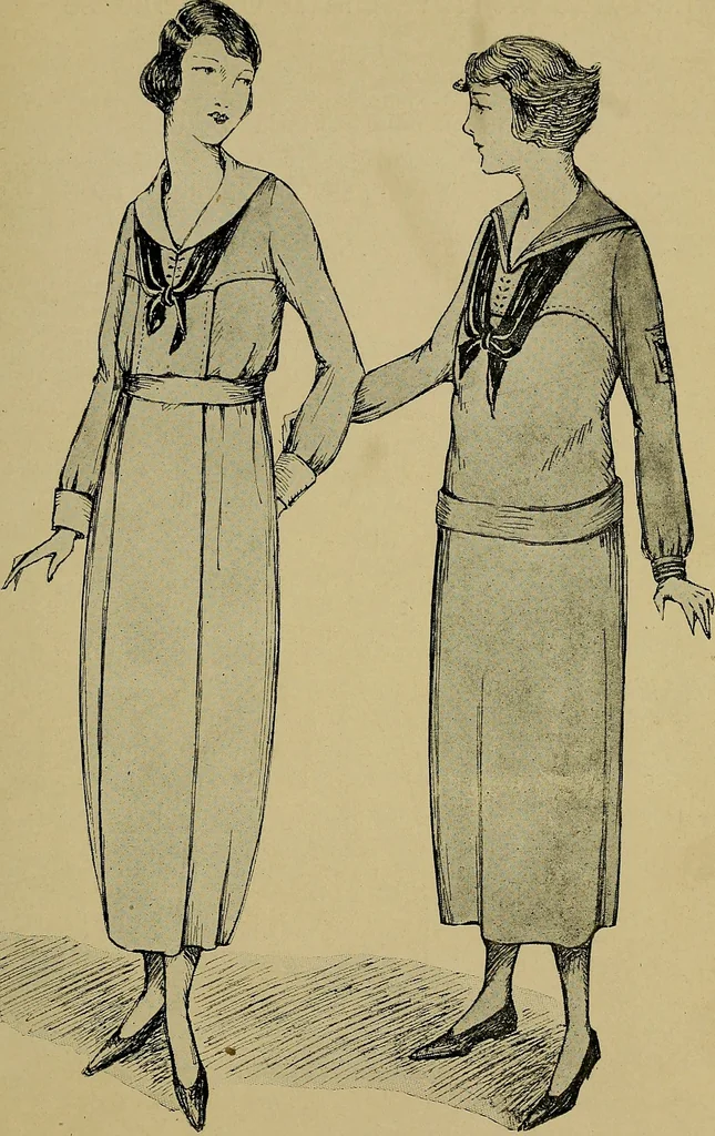 An illustration from Appropriate clothes for the high school girl, 1920, leaf 10