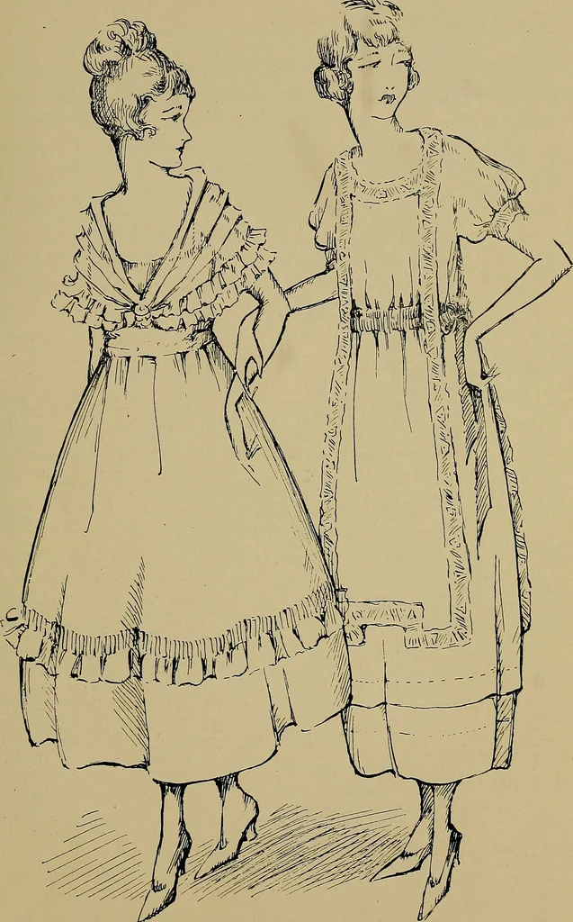An illustration from Appropriate clothes for the high school girl, 1920, leaf 22