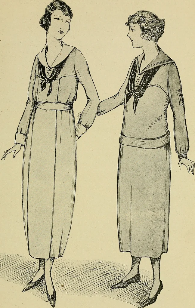 An illustration from Appropriate clothes for the high school girl, 1920, leaf 10