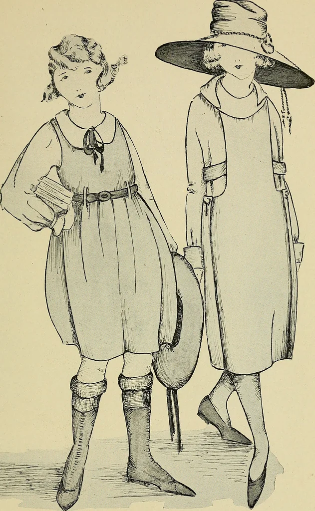An illustration from Appropriate clothes for the high school girl, 1920, leaf 12