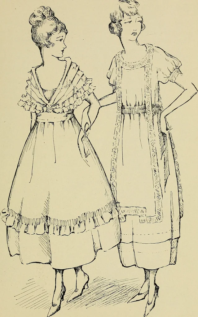 An illustration from Appropriate clothes for the high school girl, 1920, leaf 22