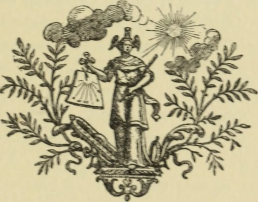 An illustration from Starye gody, 1907, leaf 100