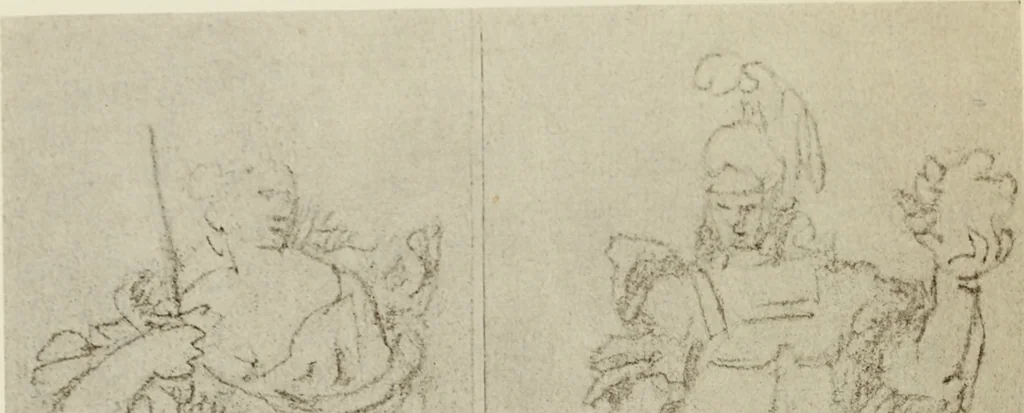 An illustration from Starye gody, 1907, leaf 131
