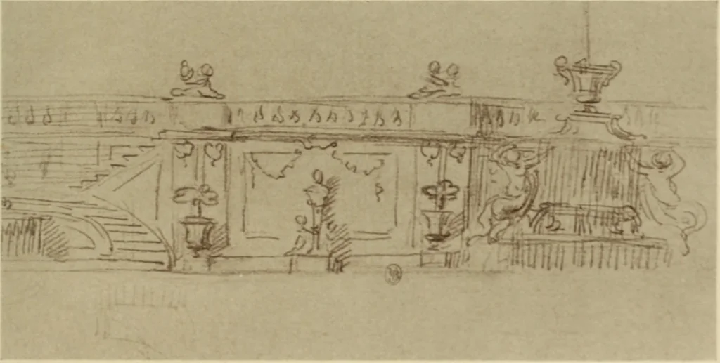An illustration from Starye gody, 1907, leaf 150