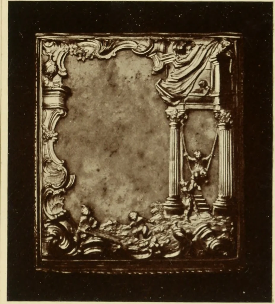 An illustration from Starye gody, 1907, leaf 176
