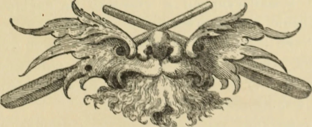 An illustration from Starye gody, 1907, leaf 202