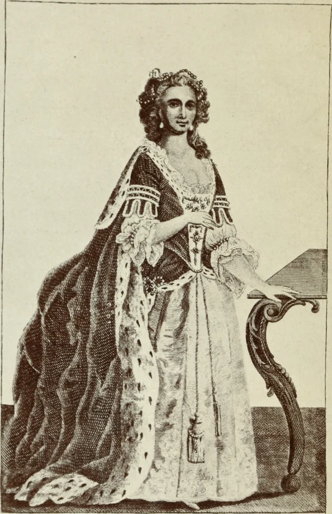 An illustration from Starye gody, 1907, leaf 223