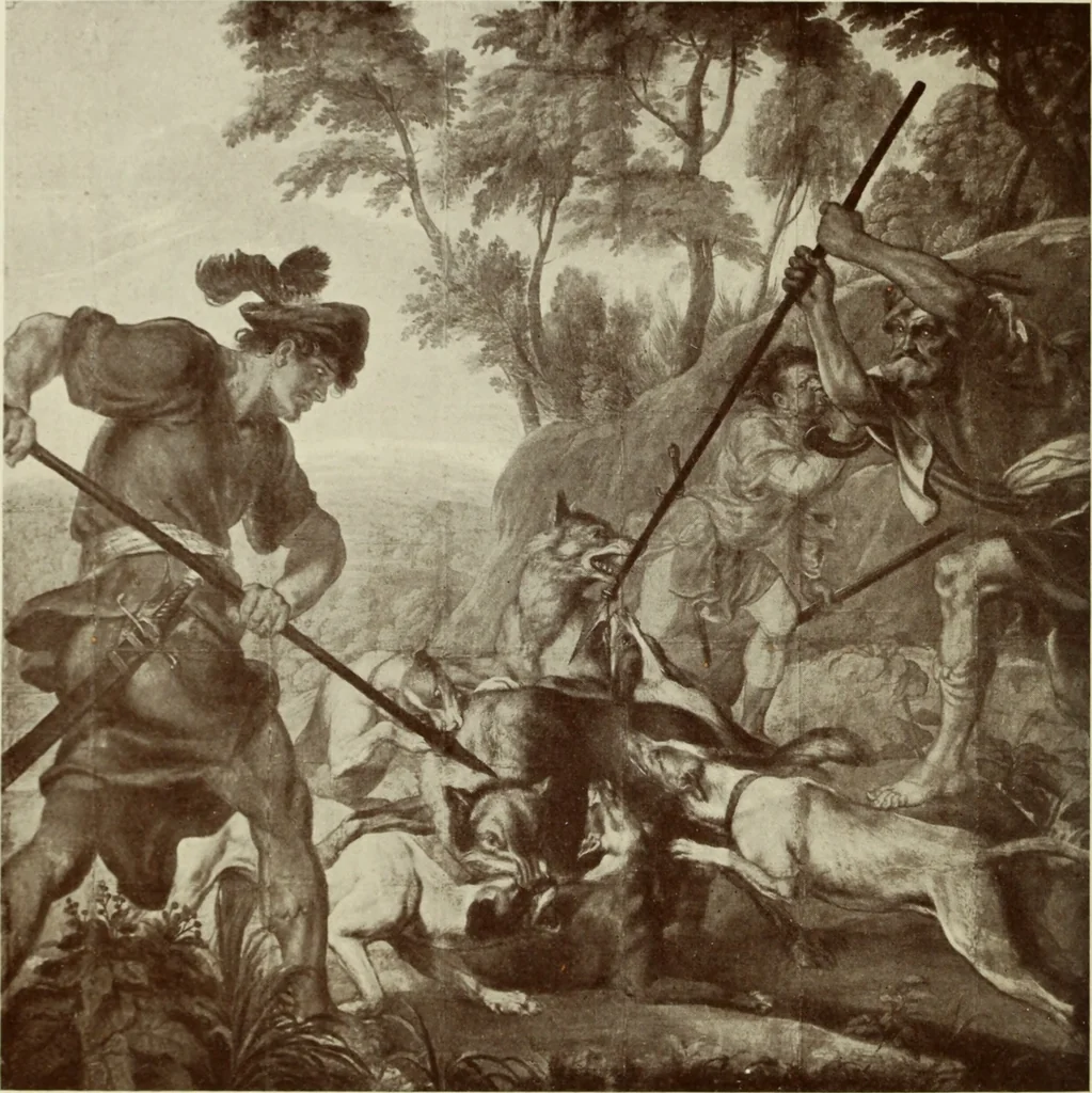 An illustration from Starye gody, 1907, leaf 255