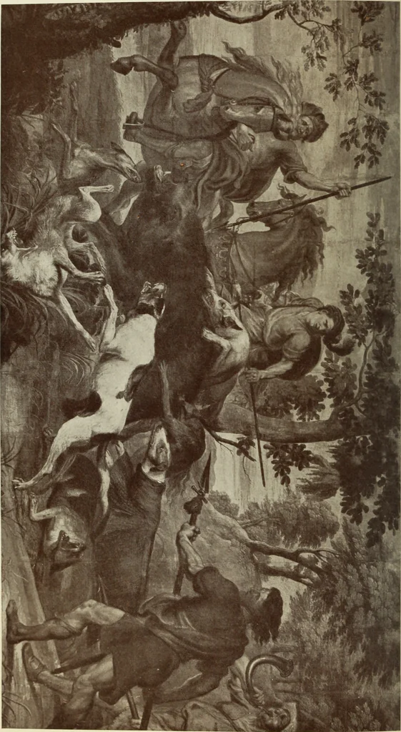 An illustration from Starye gody, 1907, leaf 257