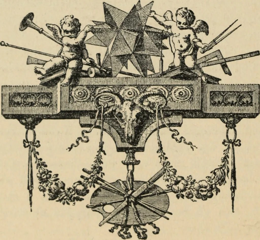 An illustration from Starye gody, 1907, leaf 307