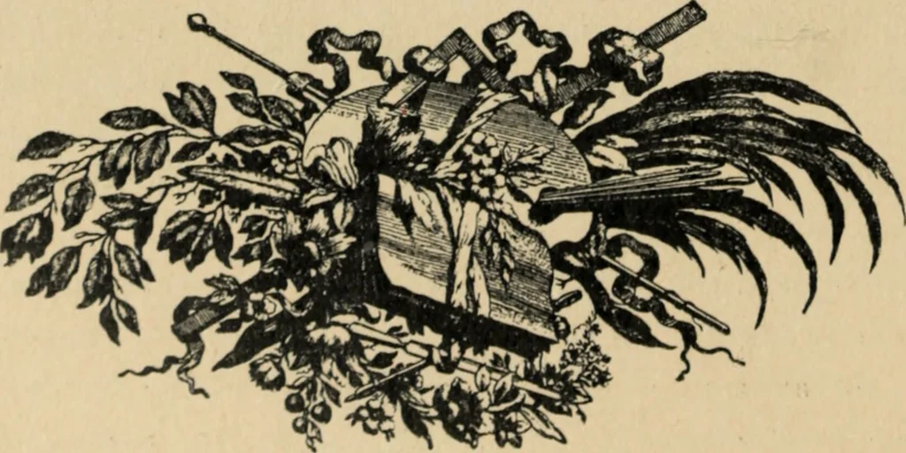 An illustration from Starye gody, 1907, leaf 315