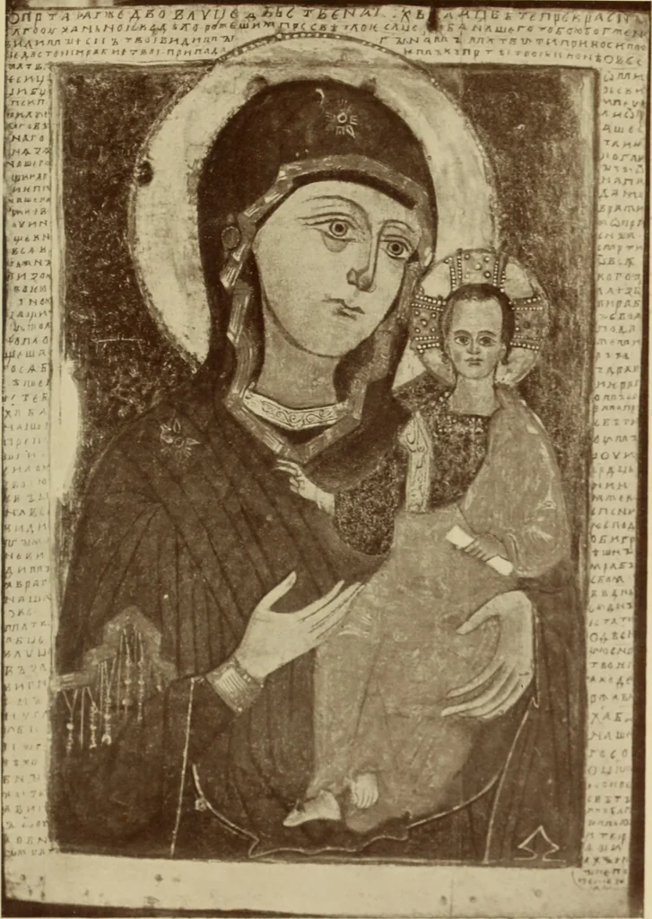 An illustration from Starye gody, 1907, leaf 64