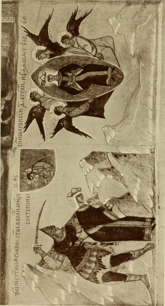 An illustration from Starye gody, 1907, leaf 72