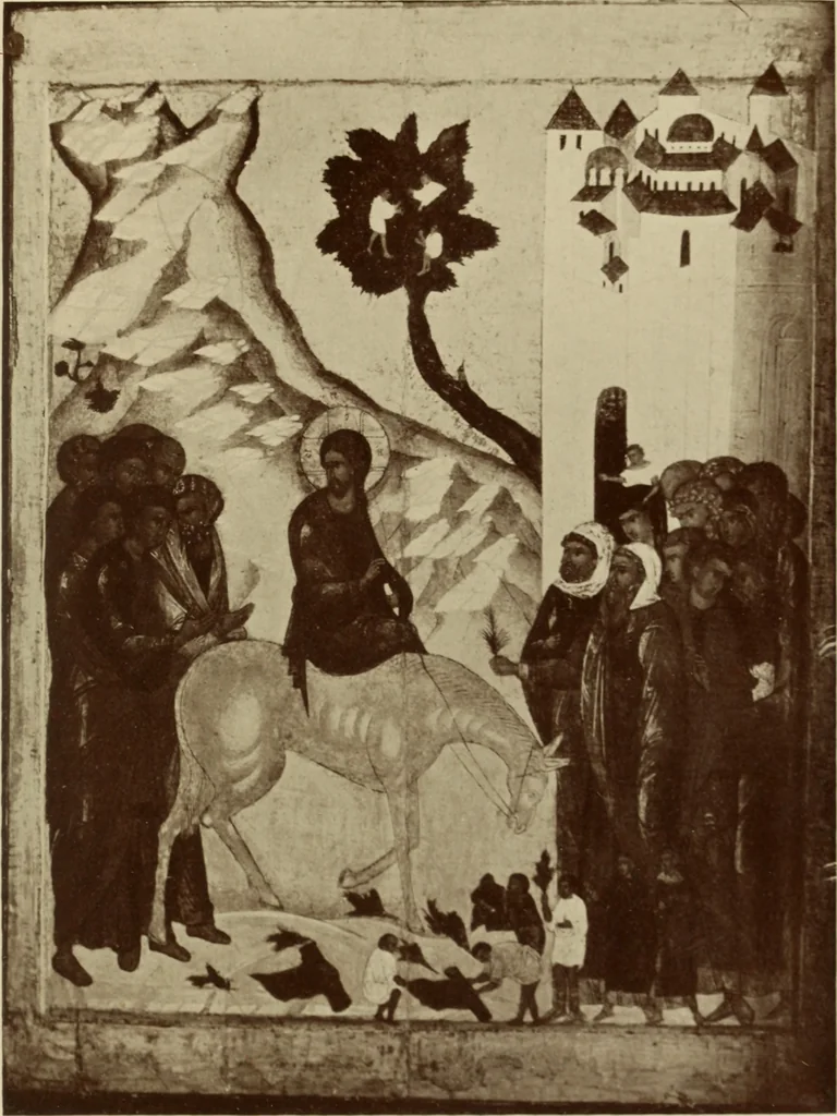 An illustration from Starye gody, 1907, leaf 82