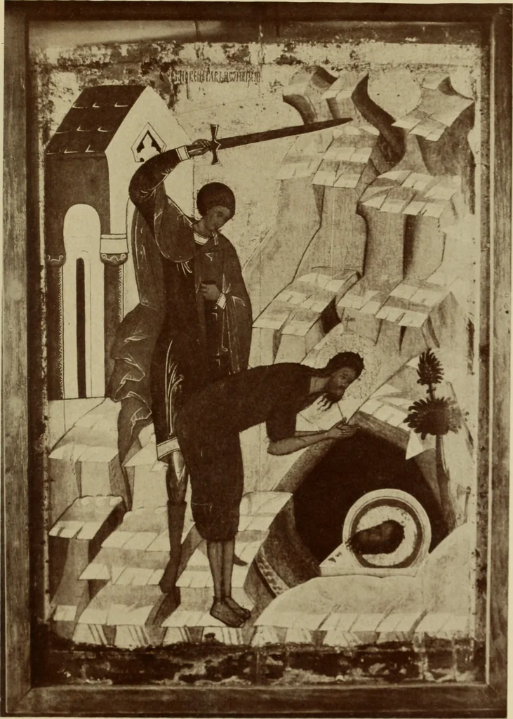 An illustration from Starye gody, 1907, leaf 84
