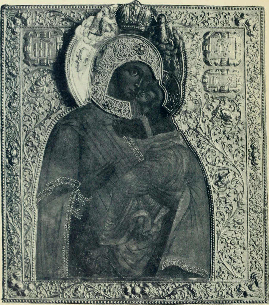 An illustration from Starye gody, 1907, leaf 9