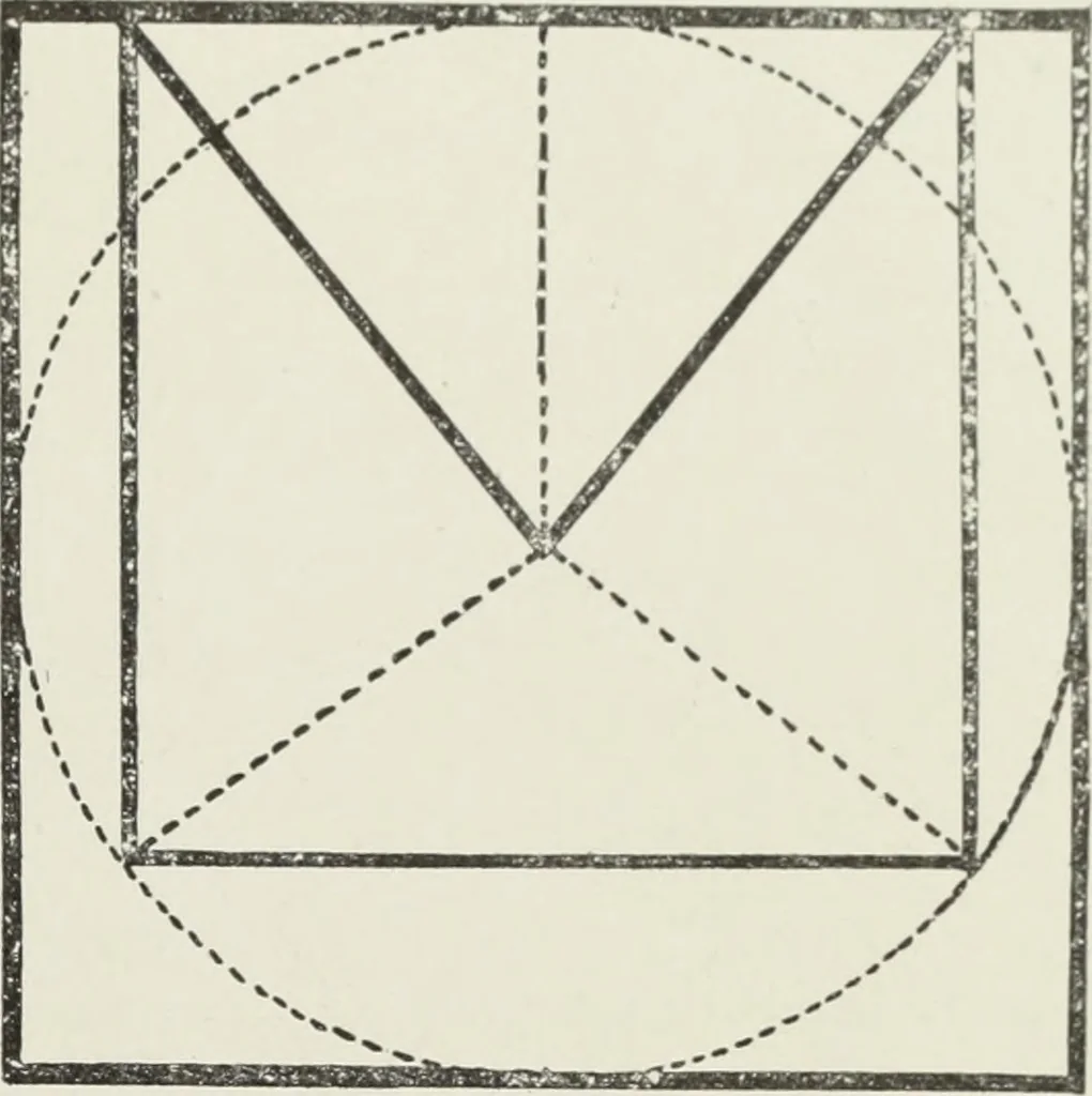 An illustration from The apron : its traditions, history and secret significances, 1914, leaf 26