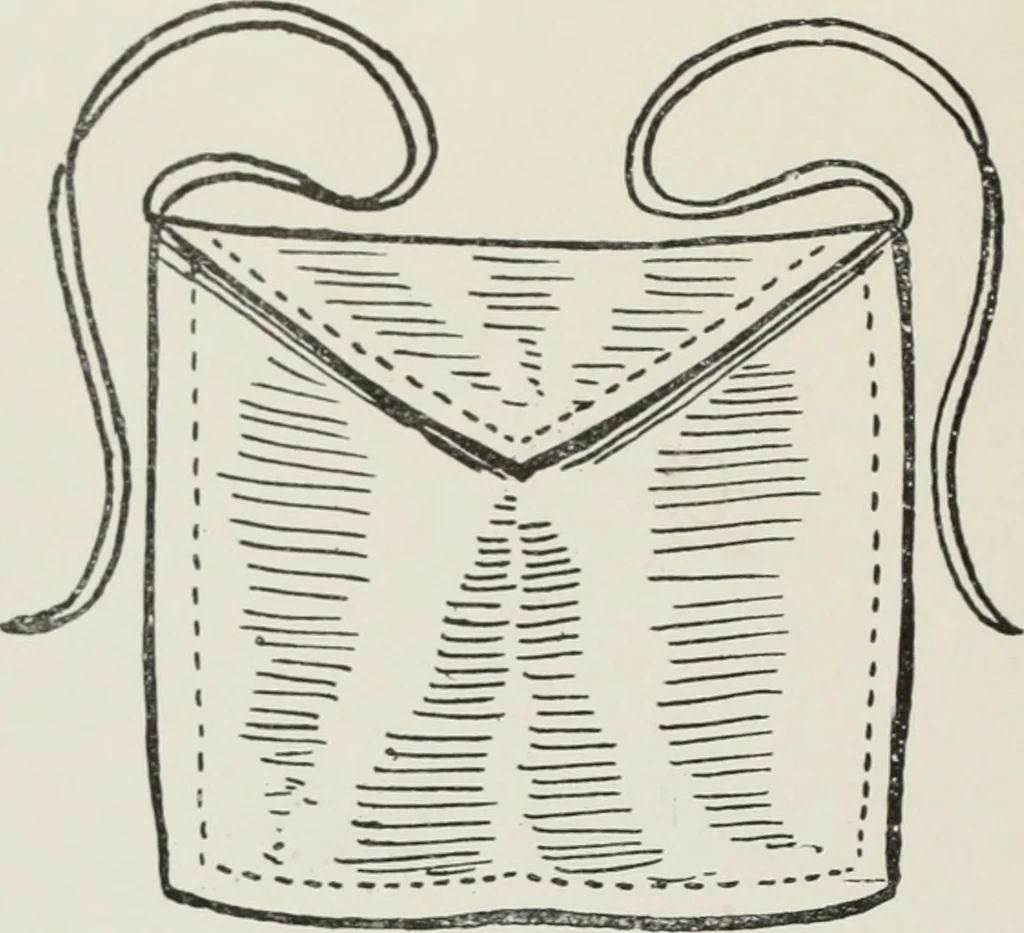 An illustration from The apron : its traditions, history and secret significances, 1914, leaf 9