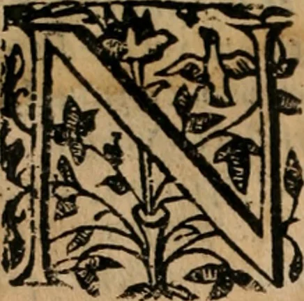 An illustration from [Aprovechamiento espiritual. Va dividido en dos partes] .., 1596, leaf 7