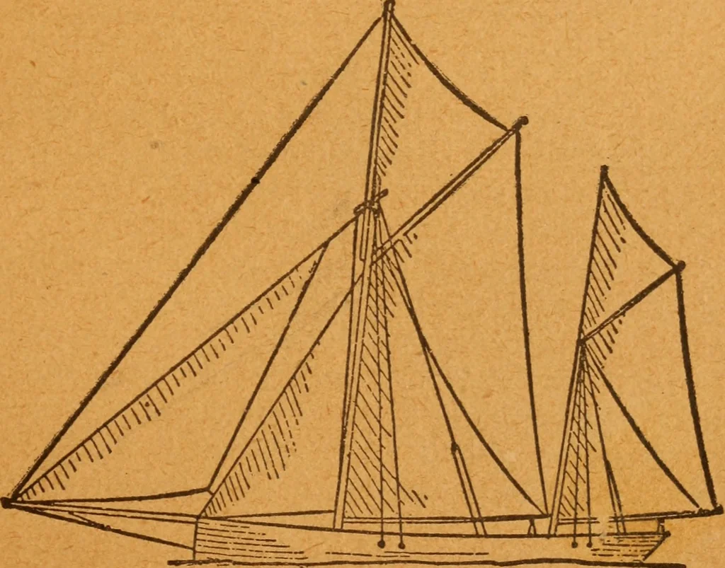 An illustration from Aquatic guide;, 1891, leaf 54