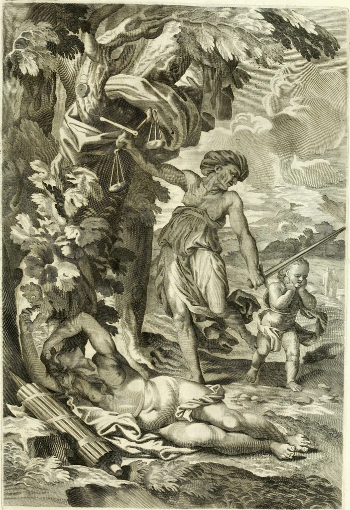 An illustration from Aquila Romana, ouero, Monarchia occidentale da Carlo Magno d'Occidente imperador primo : sino alla coronatione del glorioso Leopoldo Primo : tutti con le loro effigie dal naturale, aggiontiui li geroglifici ed allegorie, inuentione dell' autore, 1679, leaf 120