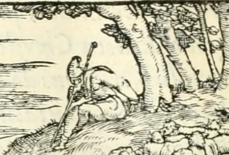 An illustration from Aquila Saxonica : sub qua imperatores Saxones ab Henrico Aucupe, vsquè ad Henricum Sanctum Occidentis imperatorem XV. elogiis, hieroglyphicis, numismatibus, insignibus, symbolis, imaginibus antiquis ad viuum exhibentur exculpti, & longa historiarum serie exarati : vt nihil relictum sit, quod prisci, vel hodierni habeant annales, sed diplomata, leges, indulta, genealogiae, donationes, priuilegia offeruntur congesta : accedit cuique Caesarum tractatus sacrolegalis & historicopoliticus ..., 1673, leaf 207
