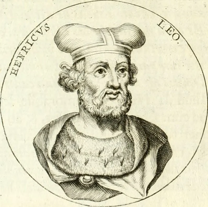 An illustration from Aquila Sueua, sub qua imperatores Sueui a Conrado III vsquè ad Conradum IV Occidentis imperatorem XXVII : elogiis, hieroglyphicis, numismatibus, insignibus, symbolis, imaginibus antiquis ad viuum exhibentur exculpti, & longa historiarum serie exarati : vt nihil relictum sit, quod prisci vel hodierni habeant annales, sed diplomata, leges, indulta, genealogiae, donationes, priuilegia offeruntur congesta : inseruntur et regum principumque imagines, nummi honorarij, castrenses, triumphales, votiui, missiles, &c. qui sanguine, foedere, bello Imperatoribus iuncti, occurrunt in opere : accedit cuique caesarum tractatus sacrolegalis & historicopoliticus ..., 1679, leaf 233