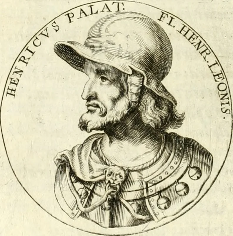 An illustration from Aquila Sueua, sub qua imperatores Sueui a Conrado III vsquè ad Conradum IV Occidentis imperatorem XXVII : elogiis, hieroglyphicis, numismatibus, insignibus, symbolis, imaginibus antiquis ad viuum exhibentur exculpti, & longa historiarum serie exarati : vt nihil relictum sit, quod prisci vel hodierni habeant annales, sed diplomata, leges, indulta, genealogiae, donationes, priuilegia offeruntur congesta : inseruntur et regum principumque imagines, nummi honorarij, castrenses, triumphales, votiui, missiles, &c. qui sanguine, foedere, bello Imperatoribus iuncti, occurrunt in opere : accedit cuique caesarum tractatus sacrolegalis & historicopoliticus ..., 1679, leaf 233