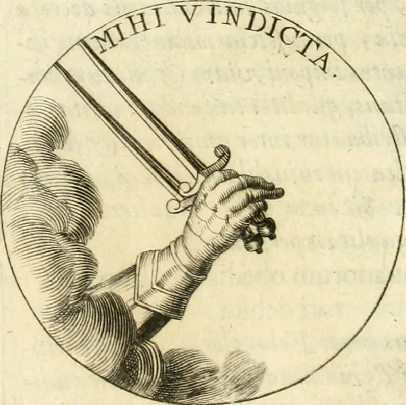 An illustration from Aquila Sueua, sub qua imperatores Sueui a Conrado III vsquè ad Conradum IV Occidentis imperatorem XXVII : elogiis, hieroglyphicis, numismatibus, insignibus, symbolis, imaginibus antiquis ad viuum exhibentur exculpti, & longa historiarum serie exarati : vt nihil relictum sit, quod prisci vel hodierni habeant annales, sed diplomata, leges, indulta, genealogiae, donationes, priuilegia offeruntur congesta : inseruntur et regum principumque imagines, nummi honorarij, castrenses, triumphales, votiui, missiles, &c. qui sanguine, foedere, bello Imperatoribus iuncti, occurrunt in opere : accedit cuique caesarum tractatus sacrolegalis & historicopoliticus ..., 1679, leaf 427